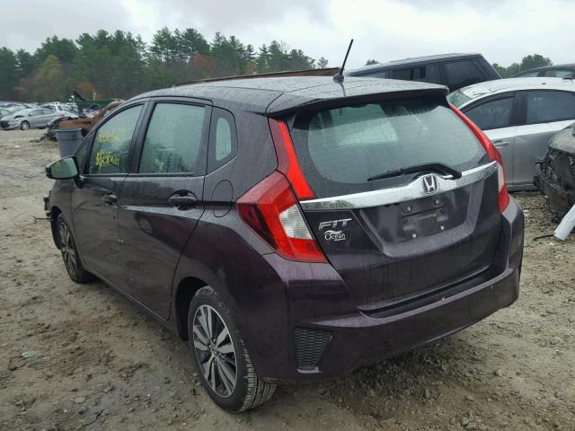 3HGGK5H72HM709076 - 2017 HONDA FIT EX PURPLE photo 3
