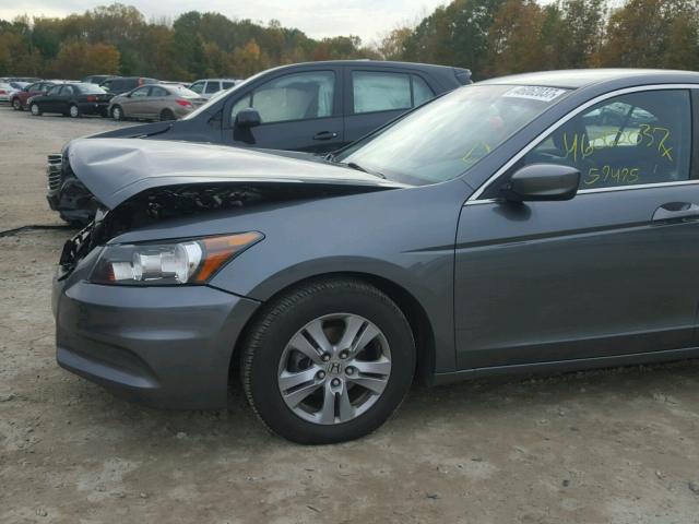 1HGCP2F67CA014591 - 2012 HONDA ACCORD SE GRAY photo 9