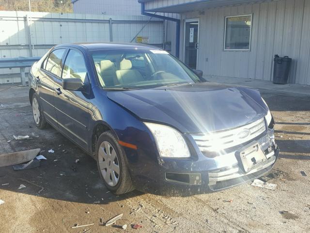 3FAHP06Z67R116677 - 2007 FORD FUSION S BLUE photo 1