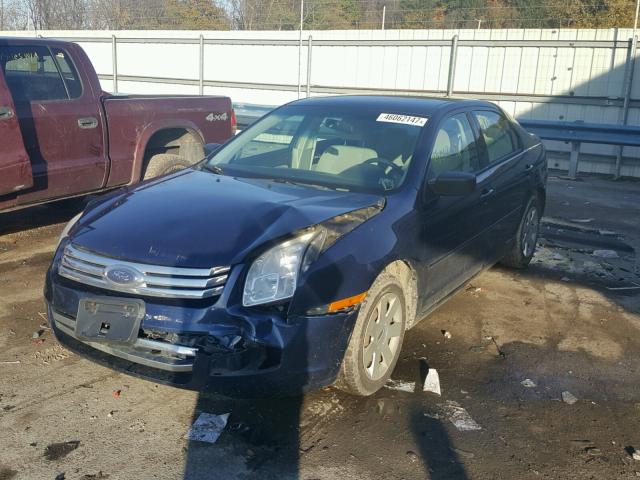 3FAHP06Z67R116677 - 2007 FORD FUSION S BLUE photo 2