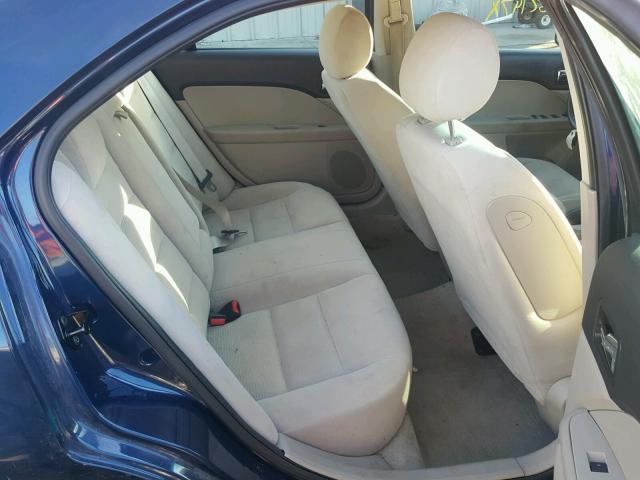 3FAHP06Z67R116677 - 2007 FORD FUSION S BLUE photo 6