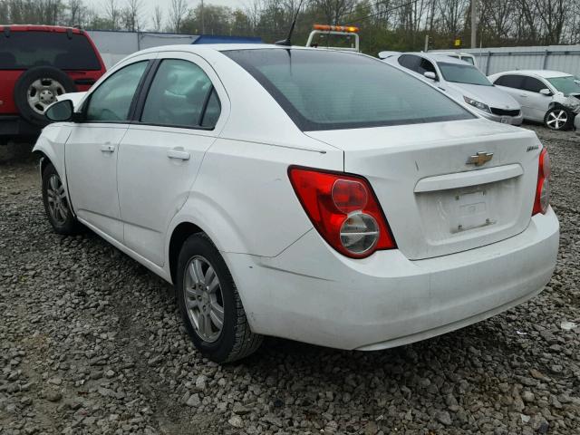 1G1JA5SH3C4152300 - 2012 CHEVROLET SONIC LS WHITE photo 3