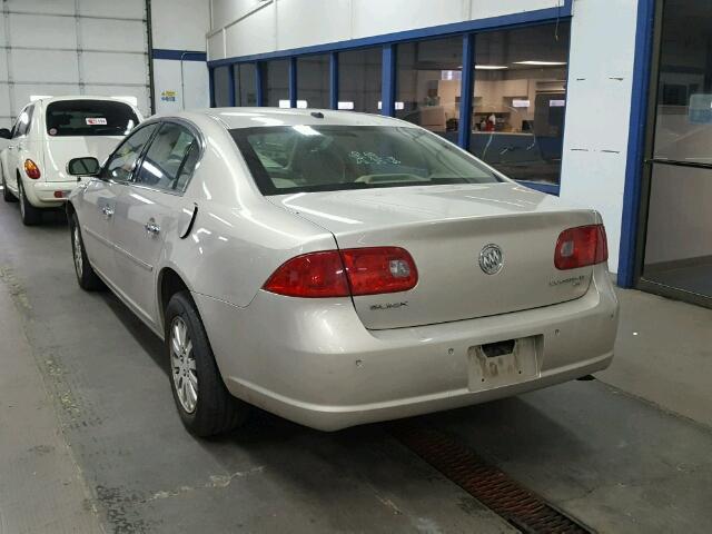 1G4HP57258U187965 - 2008 BUICK LUCERNE CX BEIGE photo 3