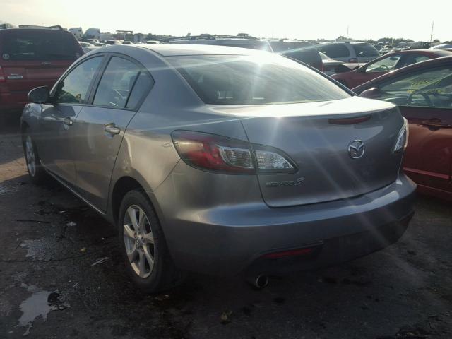 JM1BL1SF4A1328914 - 2010 MAZDA 3 GRAY photo 3