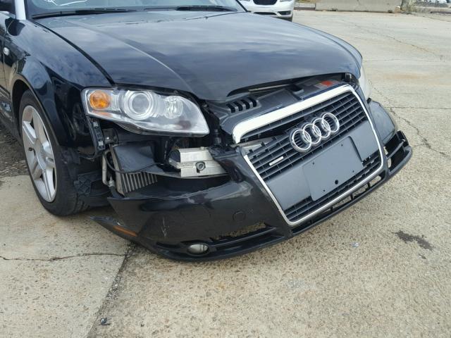 WAUDF48H28K003044 - 2008 AUDI A4 2.0T CA BLACK photo 10