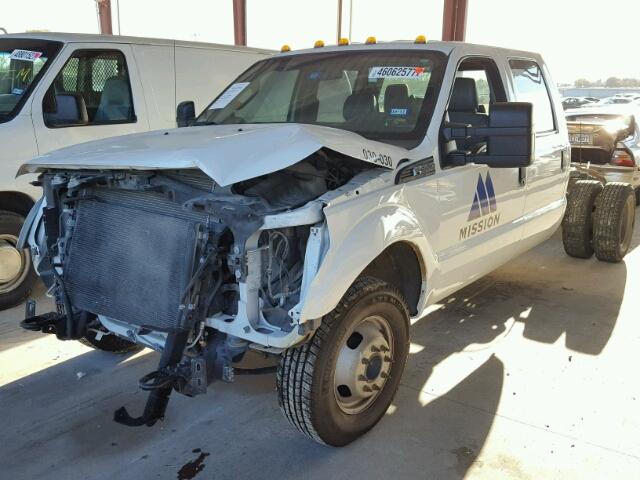 1FD8W3G62FEA39290 - 2015 FORD F350 SUPER WHITE photo 2