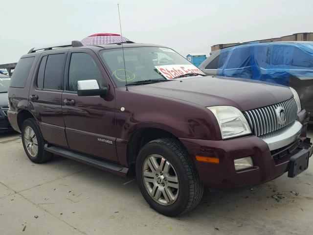 4M2EU38E17UJ01508 - 2007 MERCURY MOUNTAINEE BURGUNDY photo 1