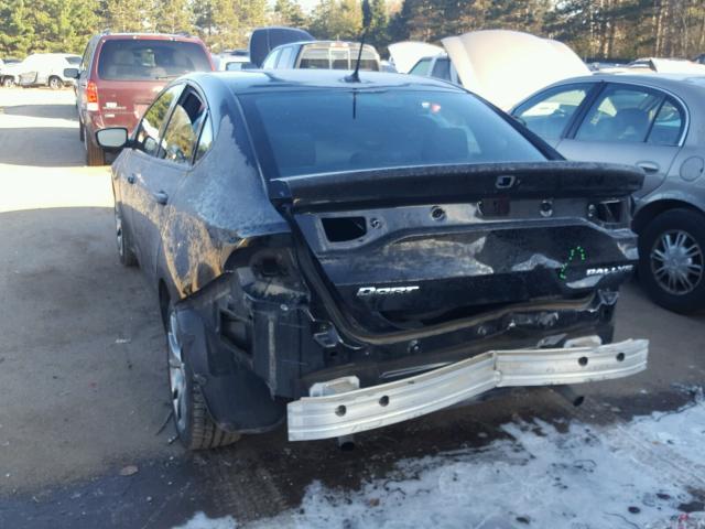 1C3CDFBB5FD116268 - 2015 DODGE DART SXT BLACK photo 3