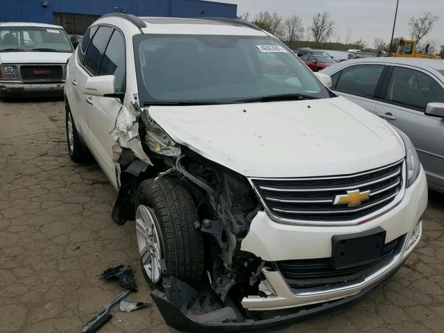 1GNKRHKD3EJ156734 - 2014 CHEVROLET TRAVERSE L WHITE photo 1