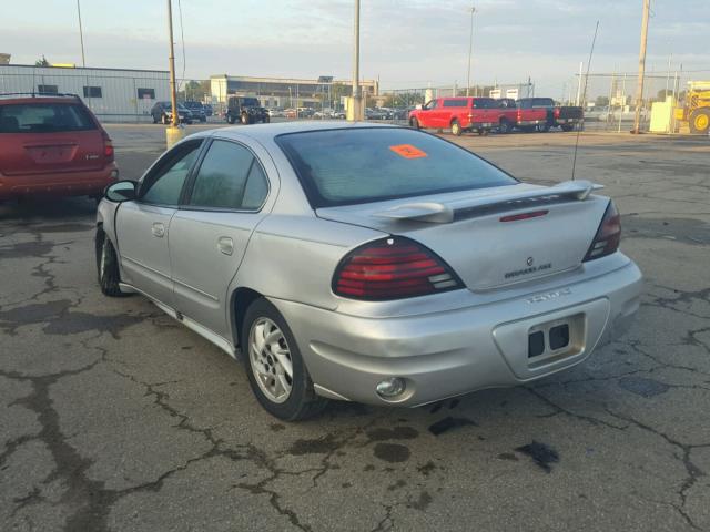 1G2NF52E83C237238 - 2003 PONTIAC GRAND AM S SILVER photo 3