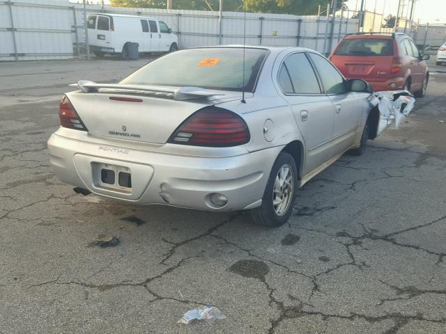 1G2NF52E83C237238 - 2003 PONTIAC GRAND AM S SILVER photo 4