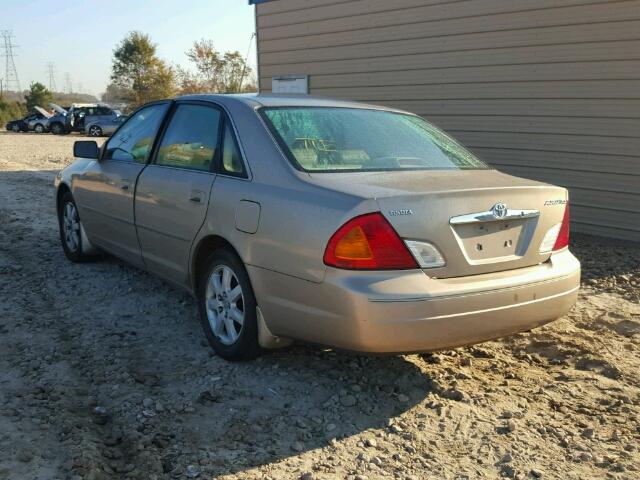 4T1BF28B4YU103916 - 2000 TOYOTA AVALON XL Алтын фото 3