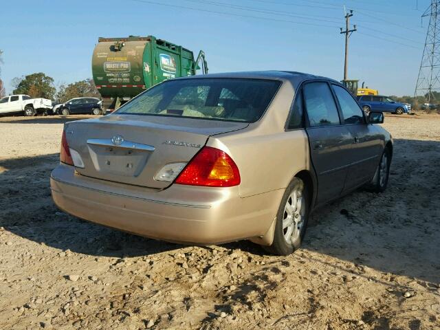 4T1BF28B4YU103916 - 2000 TOYOTA AVALON XL Алтын фото 4