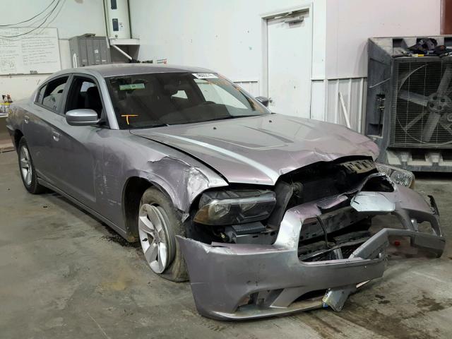 2C3CDXBG8DH688288 - 2013 DODGE CHARGER SE GRAY photo 1