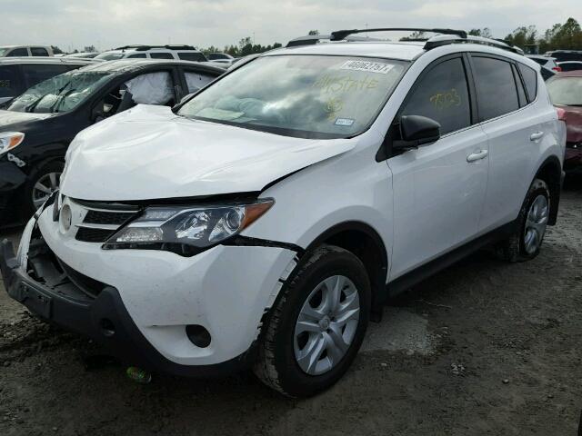 JTMZFREV9D5009884 - 2013 TOYOTA RAV4 LE WHITE photo 2