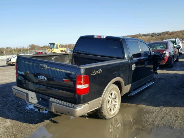 1FTPW14V06FB42766 - 2006 FORD F150 SUPER BLACK photo 4