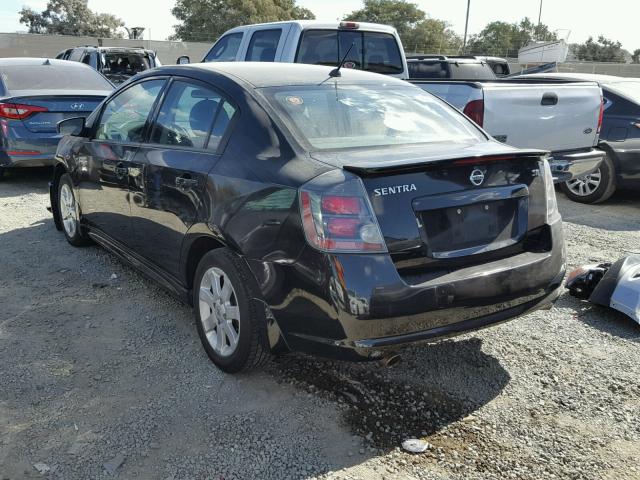 3N1AB6AP6AL705826 - 2010 NISSAN SENTRA 2.0 BLACK photo 3