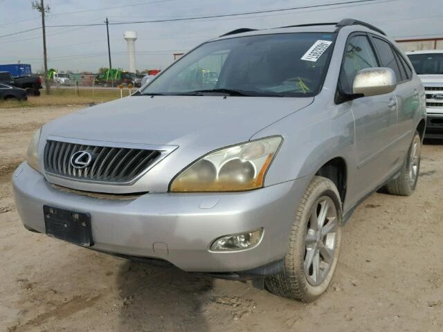 2T2GK31U99C063916 - 2009 LEXUS RX 350 SILVER photo 2