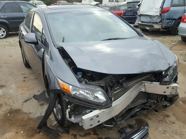 19XFB2F82CE092091 - 2012 HONDA CIVIC EX GRAY photo 1