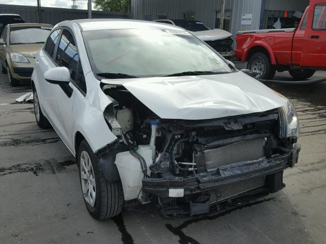 KNADM5A36D6283029 - 2013 KIA RIO LX WHITE photo 1