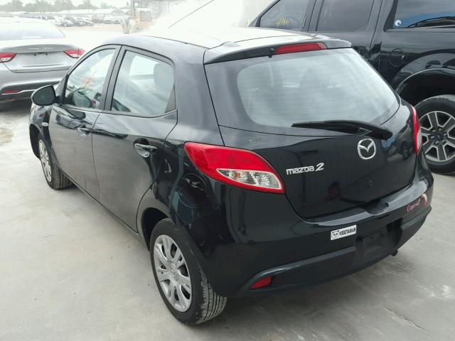 JM1DE1KY5D0170419 - 2013 MAZDA MAZDA2 BLACK photo 3