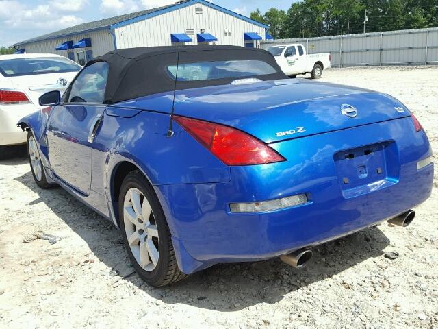 JN1AZ36D35M700801 - 2005 NISSAN 350Z ROADS BLUE photo 3