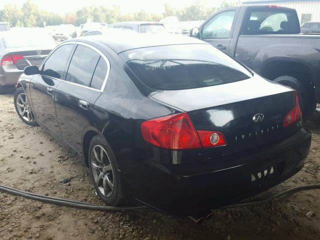 JNKCV51E96M514760 - 2006 INFINITI G35 BLACK photo 3