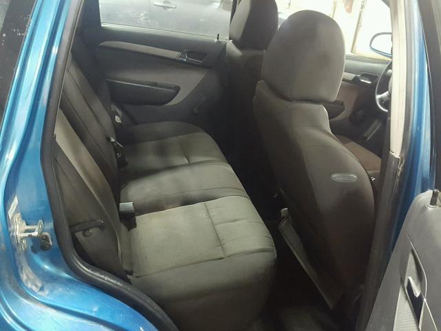 KL1TD66E19B358207 - 2009 CHEVROLET AVEO LS BLUE photo 6