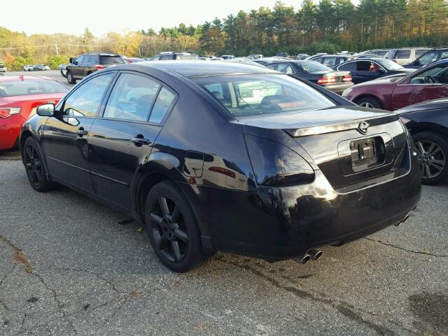 1N4BA41E64C860759 - 2004 NISSAN MAXIMA SE BLACK photo 3