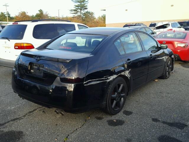 1N4BA41E64C860759 - 2004 NISSAN MAXIMA SE BLACK photo 4