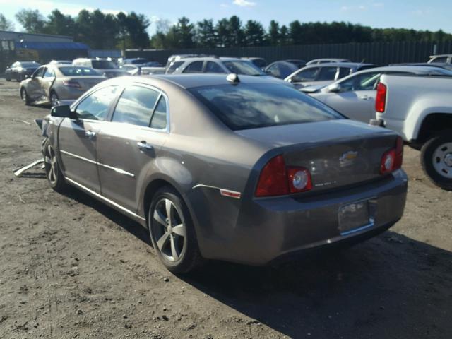 1G1ZC5E05CF119306 - 2012 CHEVROLET MALIBU 1LT BROWN photo 3
