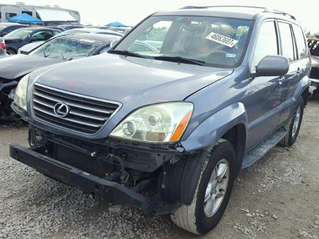 JTJBT20X250094329 - 2005 LEXUS GX 470 GRAY photo 2