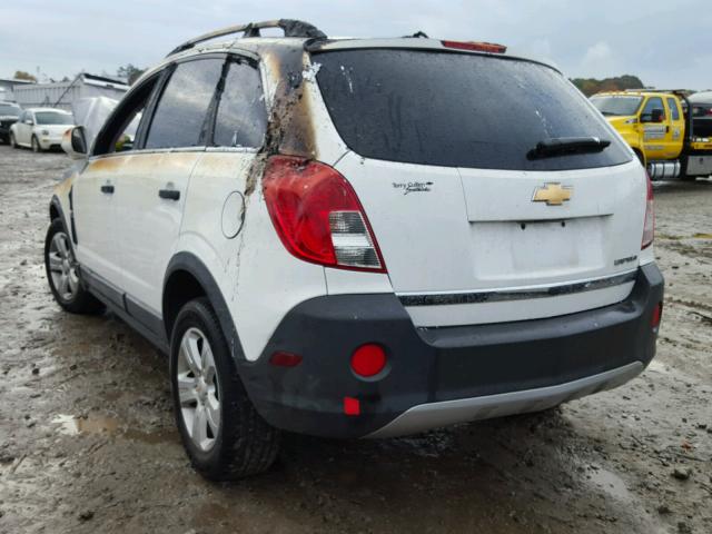 3GNAL2EKXES545891 - 2014 CHEVROLET CAPTIVA LS WHITE photo 3