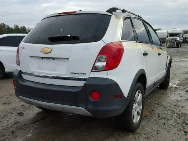 3GNAL2EKXES545891 - 2014 CHEVROLET CAPTIVA LS WHITE photo 4