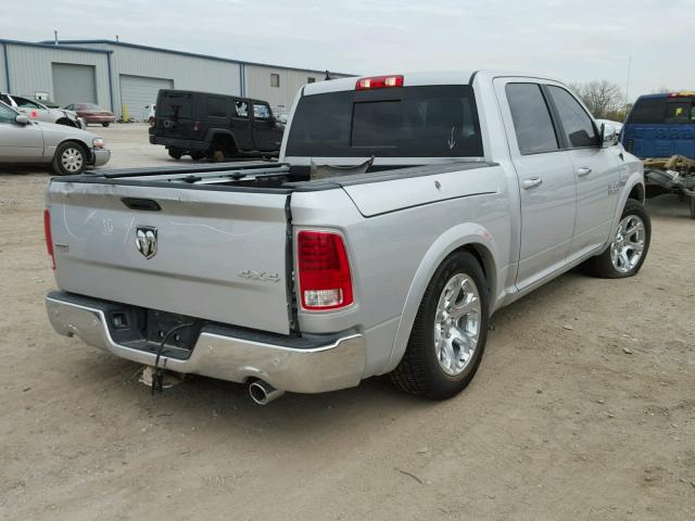 1C6RR7NT1HS627354 - 2017 RAM 1500 LARAM SILVER photo 4