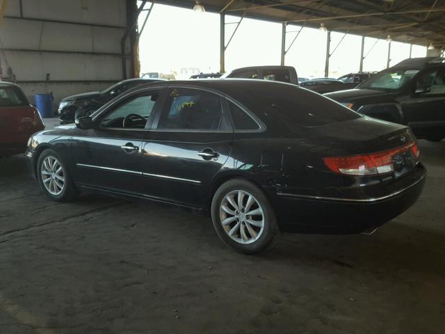 KMHFC46F77A139546 - 2007 HYUNDAI AZERA SE BLACK photo 9