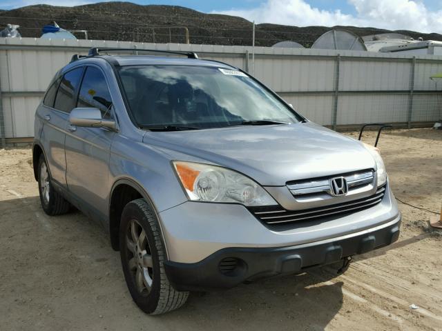 JHLRE38778C038902 - 2008 HONDA CR-V EXL SILVER photo 1