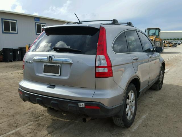 JHLRE38778C038902 - 2008 HONDA CR-V EXL SILVER photo 4