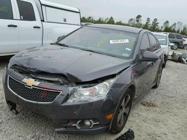 1G1PG5S92B7247087 - 2011 CHEVROLET CRUZE GRAY photo 2