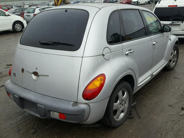 3C8FY4BB61T553683 - 2001 CHRYSLER PT CRUISER GRAY photo 4