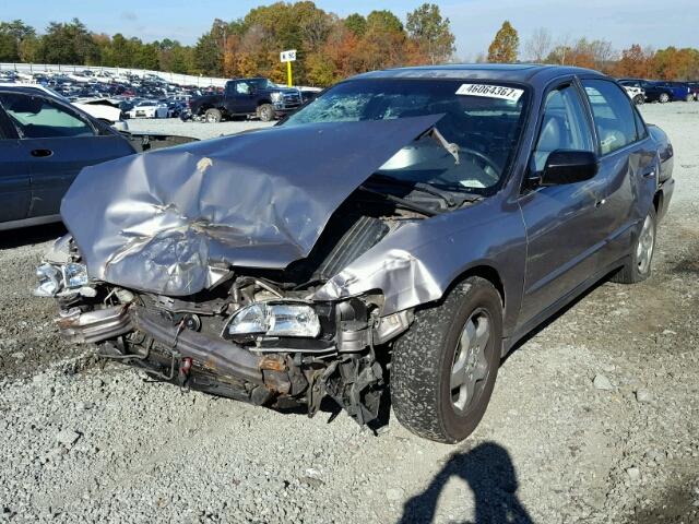 1HGCG1651YA009511 - 2000 HONDA ACCORD EX GRAY photo 2