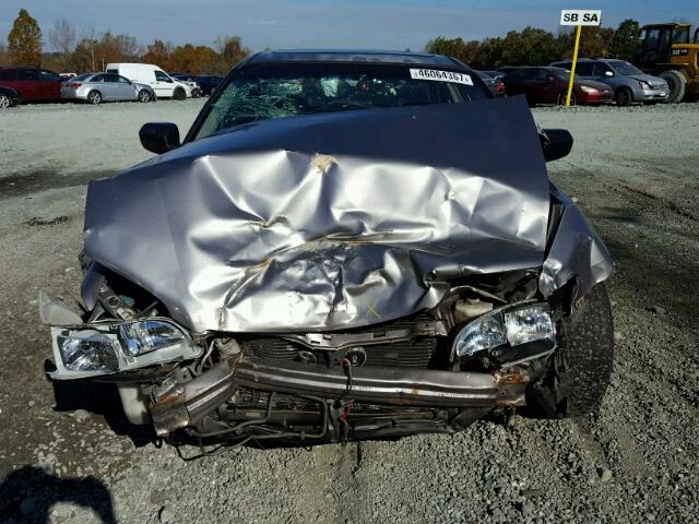 1HGCG1651YA009511 - 2000 HONDA ACCORD EX GRAY photo 9