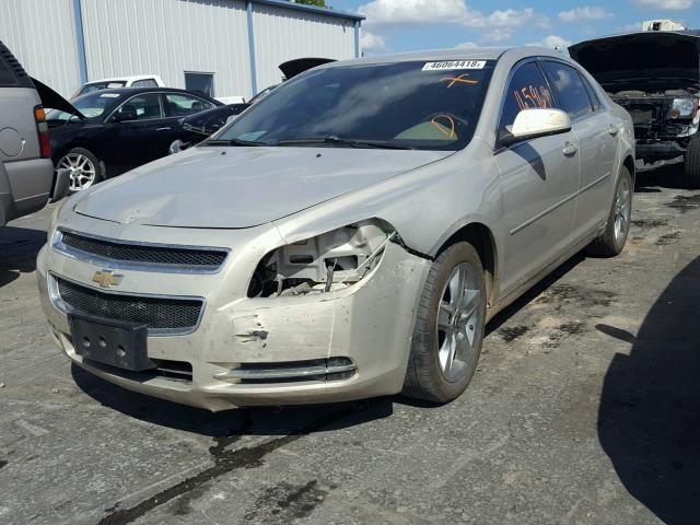 1G1ZC5EB5AF142969 - 2010 CHEVROLET MALIBU 1LT TAN photo 2