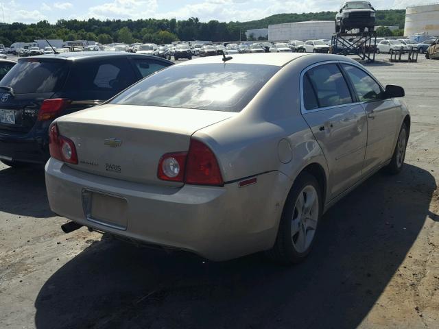 1G1ZC5EB5AF142969 - 2010 CHEVROLET MALIBU 1LT TAN photo 4