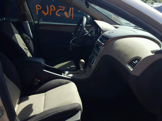 1G1ZC5EB5AF142969 - 2010 CHEVROLET MALIBU 1LT TAN photo 5