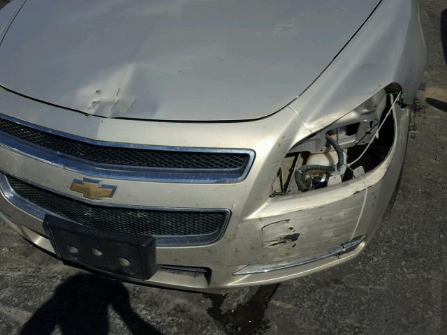 1G1ZC5EB5AF142969 - 2010 CHEVROLET MALIBU 1LT TAN photo 9