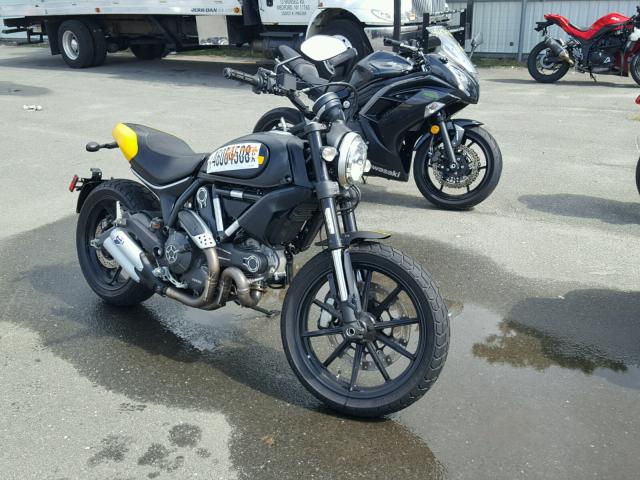 ML015ANM3FT002422 - 2015 DUCATI SCRAMBLER BLACK photo 1