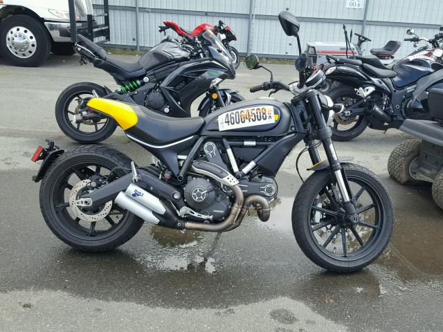 ML015ANM3FT002422 - 2015 DUCATI SCRAMBLER BLACK photo 9