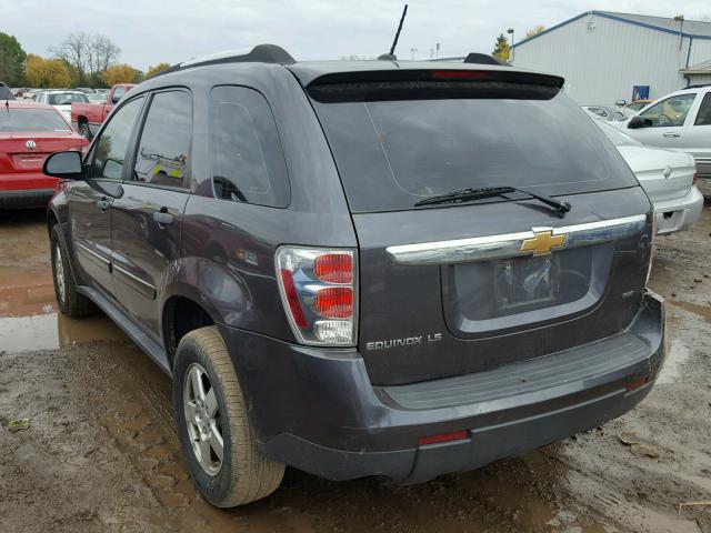 2CNDL23FX86333650 - 2008 CHEVROLET EQUINOX LS GRAY photo 3