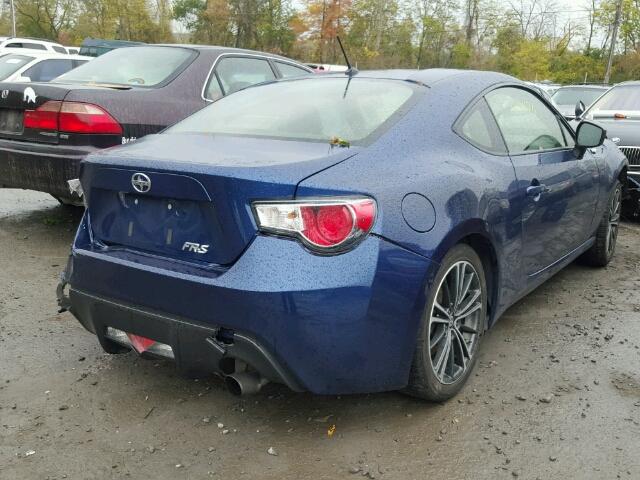 JF1ZNAA13D1712675 - 2013 TOYOTA SCION FR-S ლურჯი ფოტო 4